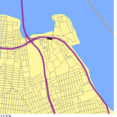 Zip code 11360 close-up map