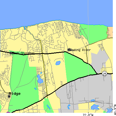 Zip code 11792 close-up map