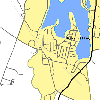 Zip code 12130 close-up map
