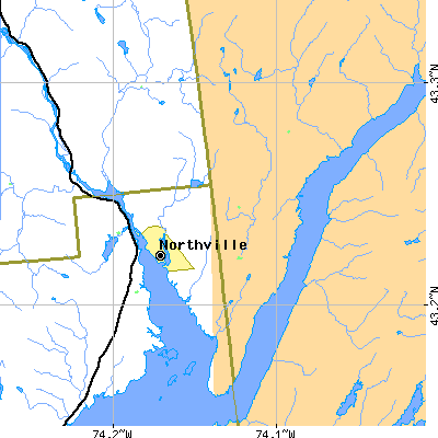Zip code 12134 close-up map