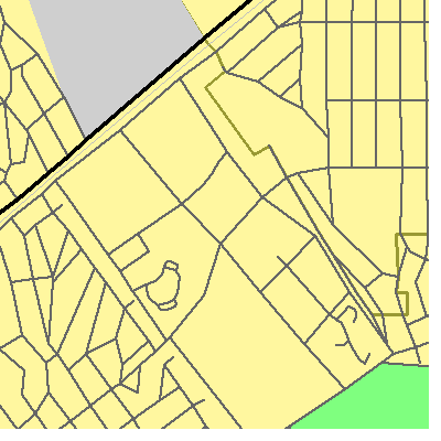 Zip code 90067 close-up map