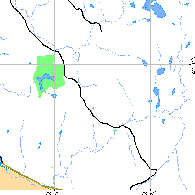 Zip code 12502 close-up map