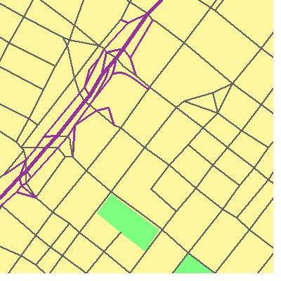 Zip code 90071 close-up map