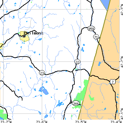 Zip code 12529 close-up map