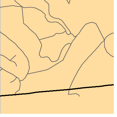 Zip code 90263 close-up map