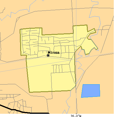 Zip code 13116 close-up map