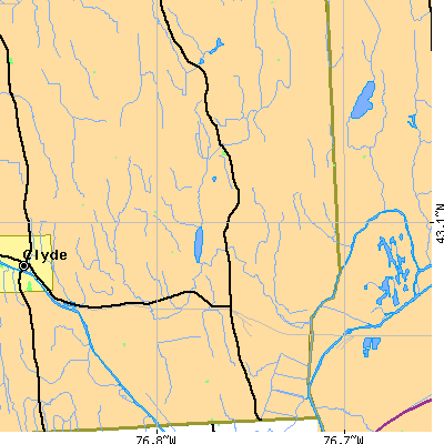 Zip code 13146 close-up map