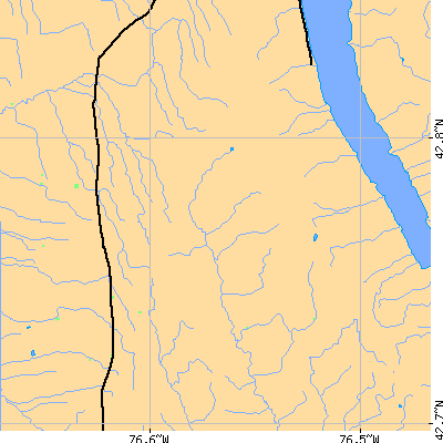 Zip code 13147 close-up map