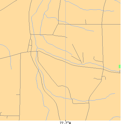 Zip code 14545 close-up map