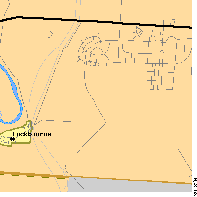 Zip code 43217 close-up map