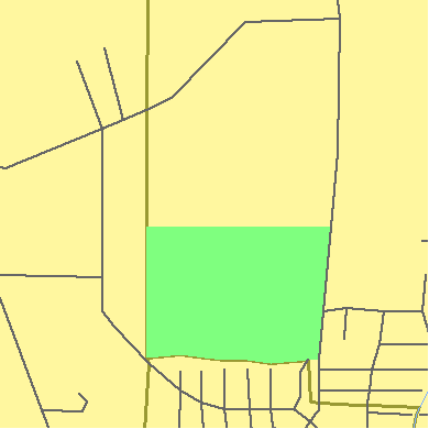 Zip code 44322 close-up map