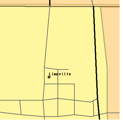 Zip code 44640 close-up map