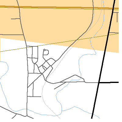 Zip code 44671 close-up map