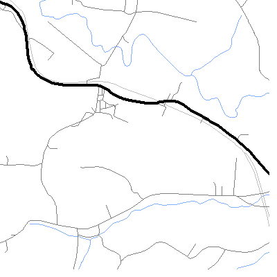 Zip code 44678 close-up map