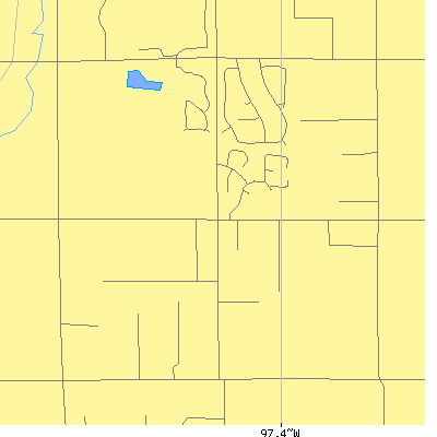 Zip code 73151 close-up map