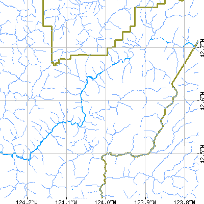 Zip code 97406 close-up map