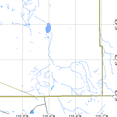 Zip code 97710 close-up map