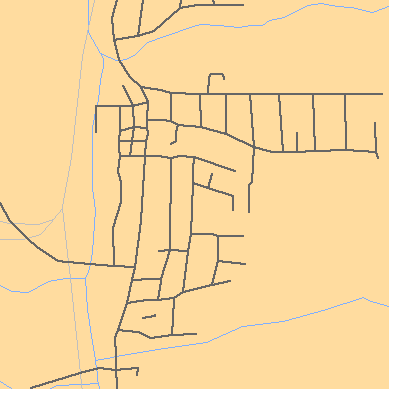 Zip code 15078 close-up map