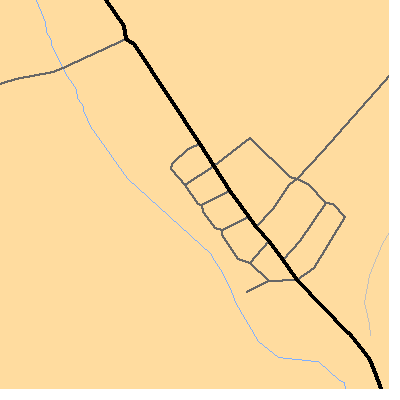 Zip code 15378 close-up map