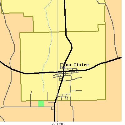 Zip code 16030 close-up map