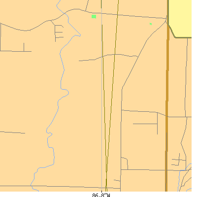 Zip code 35742 close-up map