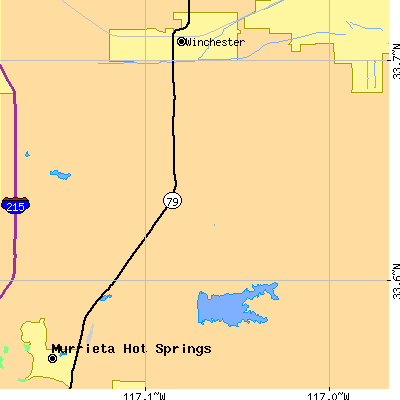 Zip code 92596 close-up map