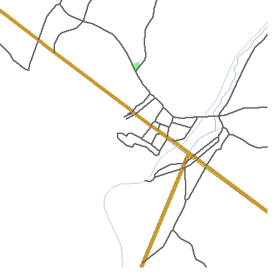 Zip code 16694 close-up map