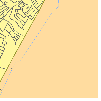 Zip code 92694 close-up map