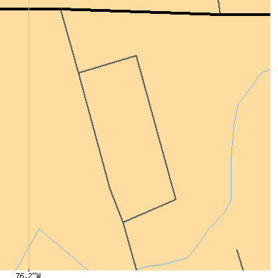 Zip code 17576 close-up map