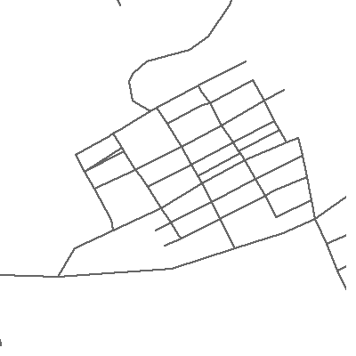 Zip code 17974 close-up map