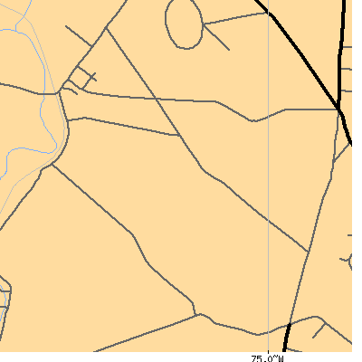 Zip code 18980 close-up map