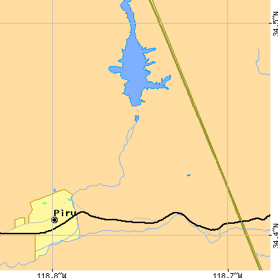 Zip code 93040 close-up map