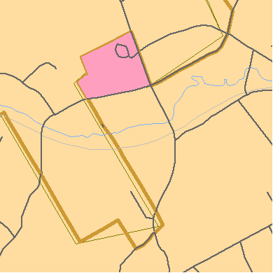 Zip code 19319 close-up map