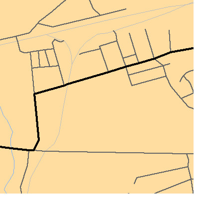Zip code 19367 close-up map