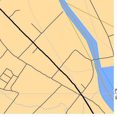 Zip code 19457 close-up map