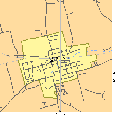 Zip code 19562 close-up map