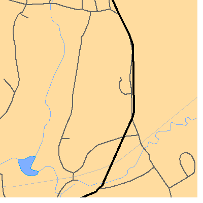 Zip code 02836 close-up map