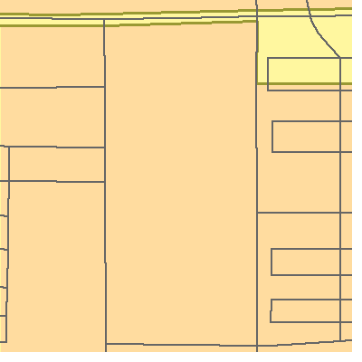 Zip code 93216 close-up map