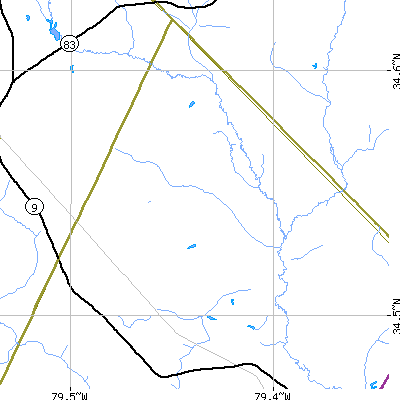 Zip code 29567 close-up map
