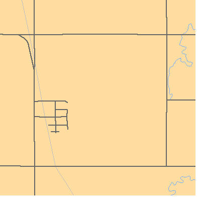Zip code 57041 close-up map
