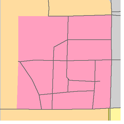Zip code 93447 close-up map