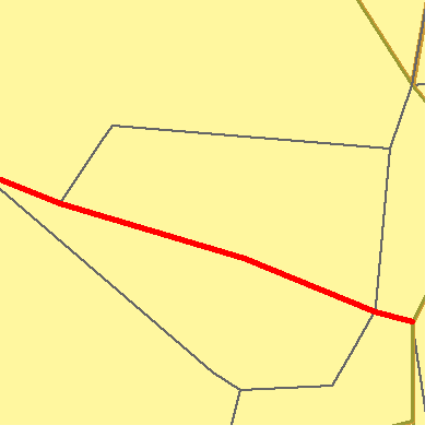 Zip code 37152 close-up map