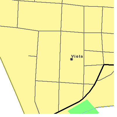 Zip code 37394 close-up map