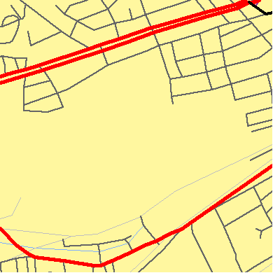 Zip code 37684 close-up map
