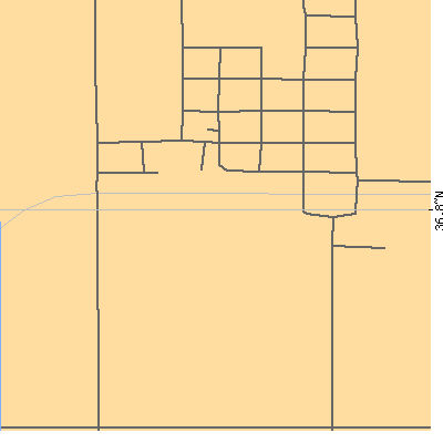 Zip code 93606 close-up map