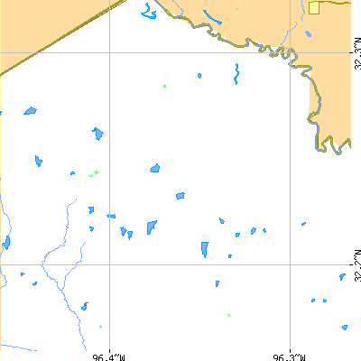 Zip code 75105 close-up map