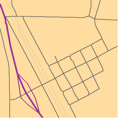 Zip code 93673 close-up map
