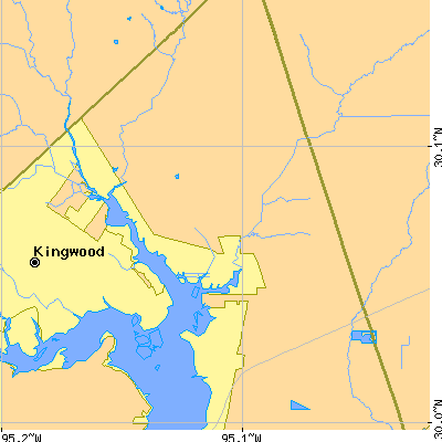 Zip code 77336 close-up map