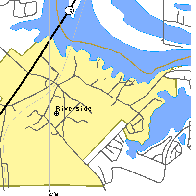 Zip code 77367 close-up map