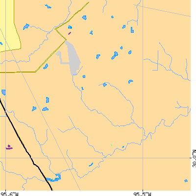 Zip code 77379 close-up map